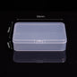 Multifunctional Acrylic Card Storage Box 12x10.5cm Display Card Case Holds 400 Postcards With 2 Compartments For Postcard/Photos