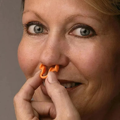 2pcs Mini Stop Snoring Device Silicone Elastic Nose Clip Anti-Snoring Supplies To Prevent Snoring Good Sleep