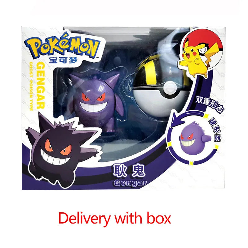 22 Kind Pokemon Ball Figure Pokeball Mewtwo Poke Pikachu Charizard Gyarados Venusaur Pawmi Quaxly Fuecoco Elf Toy Set Kids Gift