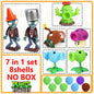 Plants VS Zombies 2 Playset Cactus Peashooter Coconut Cannon Genuine Game Scene Figure Ornaments Soft Silicone Birthday Gift boy