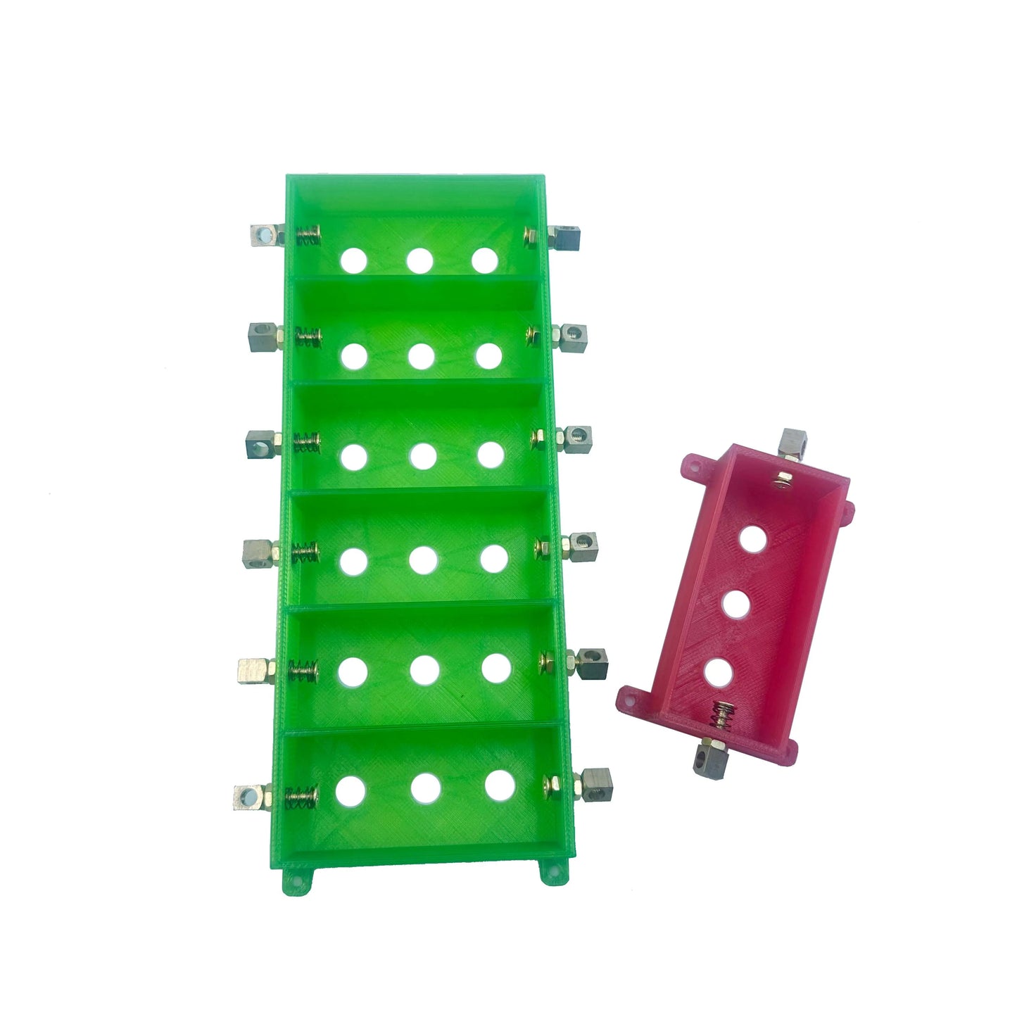 DIY Battery Case/32700 Weld-free Battery Box Battery Holder Pure Copper 12A High Current Lithium Battery in parallel in series