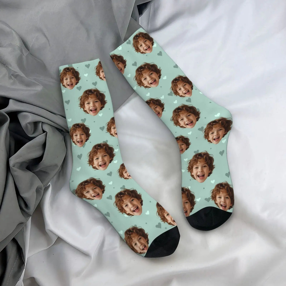 Novelty Custom Face Socks DIY Personalized Photo Custom Socks Crazy Funny Men's Socks Christmas Party Birthday Anniversary Gift