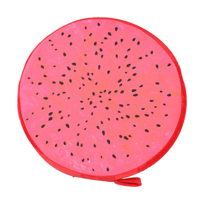 Cartoon Fruits Print Round Bar Chair Cushion Cover Anti-Slip Seat Cushion Slipcover Soft Stool Cushion Covers For Living Dining