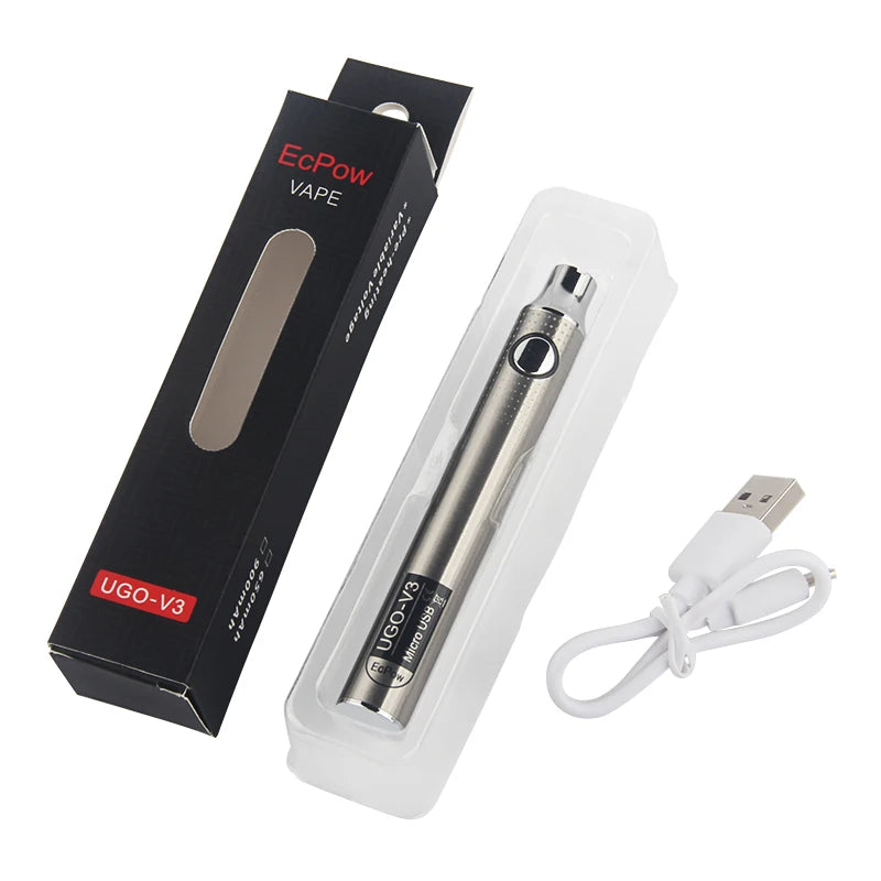 1pcs UGO-V3 900mAh Electric Soldering Iron Battery 3.4V-4.0V Preheat VV Slim Pen for 510 Thread Welding Heating Tool Pen