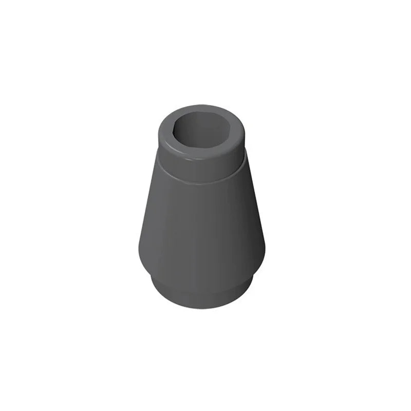 10PCS 59900 4589 1x1 Cone Block Moc Building Loose Parts Compatible with Brick DIY Children's Toy Assembly Gift