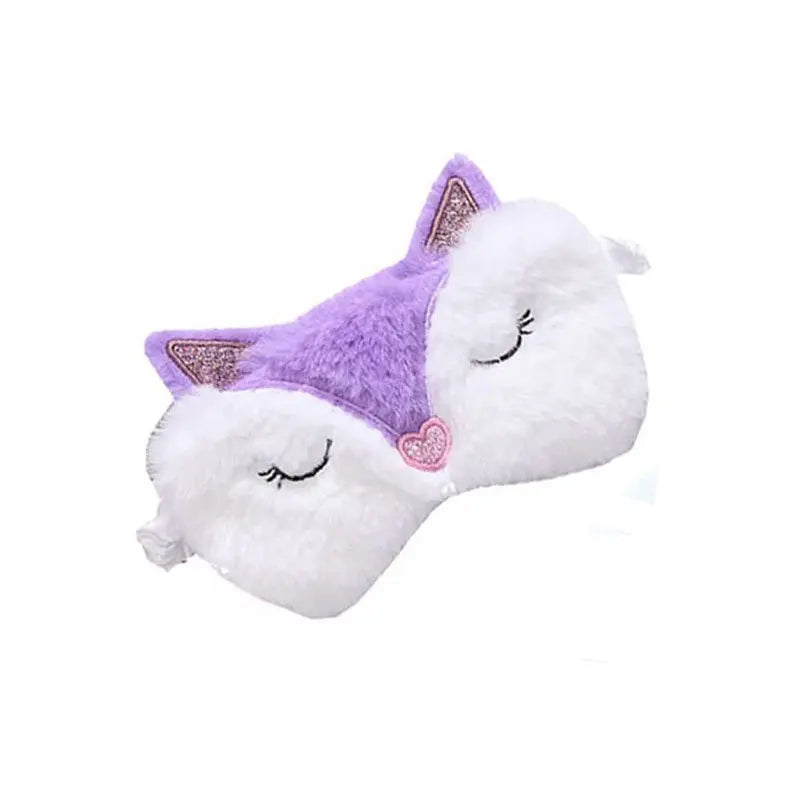 Cute Sleep Mask Eye Sort Bandage Plush Blindfold Cover Sleeping Dream For Girl Women Night Animal Eyepatch Nap Relax Health Care