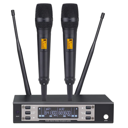 Professional 135G4 SKM9000 2 Channel UHF Wireless Dynamic Microphone 100G4 System DJ Karaoke Stage Performance