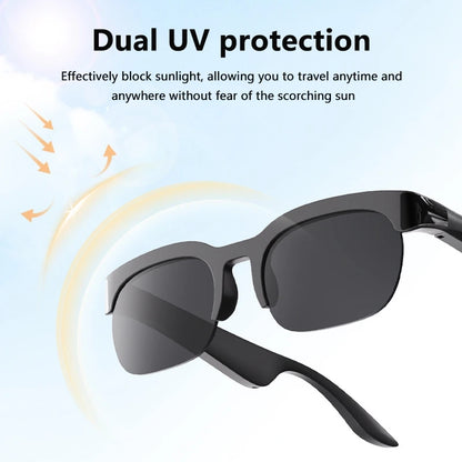 Lenovo XG89 AI Smart Translator Sunglasses Bluetooth 110+ Languages UV400 Real-time Translation Hands-free Calls Travel