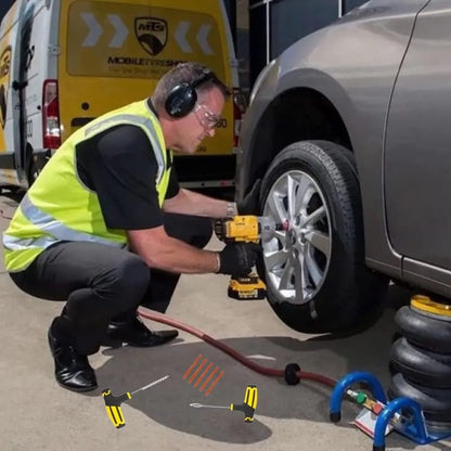 Universal Tire Strips Stiring Glue Repair Tool Kits Garage Tyre Puncture Plug Bike Tubeless Tire Accessories Car Tire Repair Kit