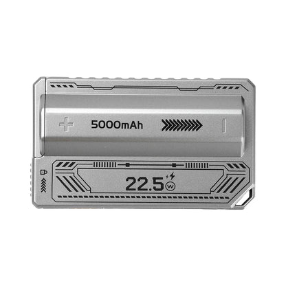 1 Section Welding Free 21700 Mobile Power Case PD 20W Fast Charging Built-In Cable Detachable Power Bank DIY Battery Box