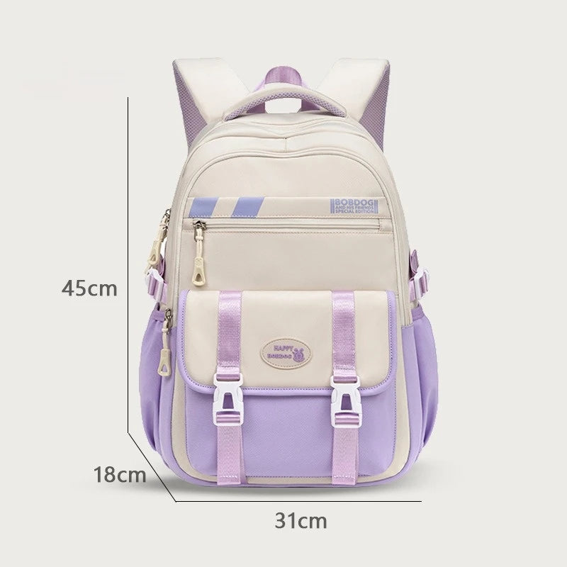 New School Bag with High Appearance Level Junior High School Backpack Large Capacity Primary School Backpack Ins Wind