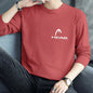 Men's Spring Long-Sleeved T-Shirt round Neck Printed Large Size Trendy Quality Top Casual Fashion Men's Clothing