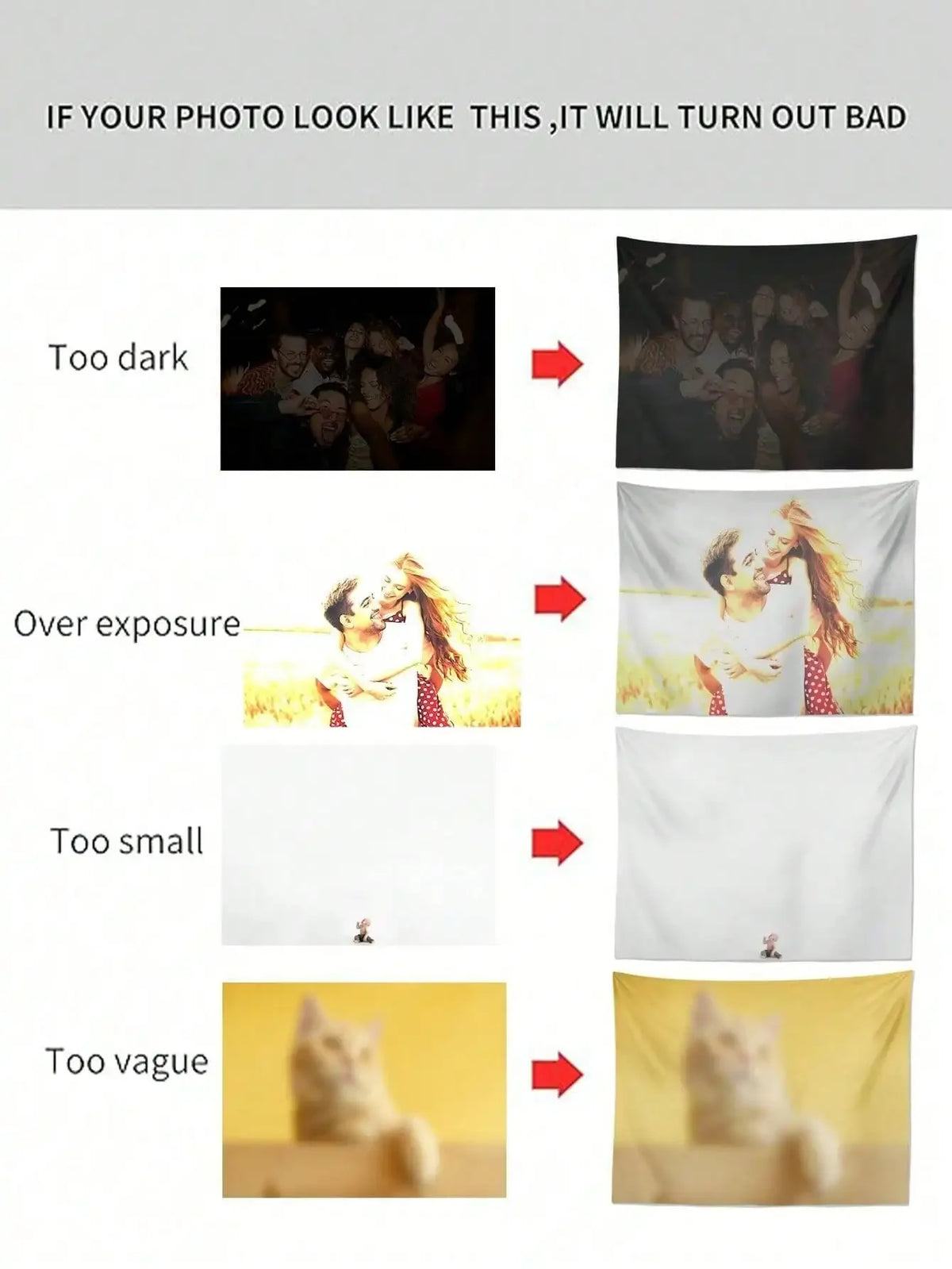 Chic DIY 1pc Customized Tapestry Photo Banners and Logo Backgrounds Banner Decorations Posters Christmas Gift Background Decor