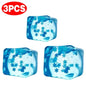 Summer Refreshing Water Cube Squeezable Stress Relief Toy Washable TPR Transparent Stress Relief Squeezable Soft Squishy Block