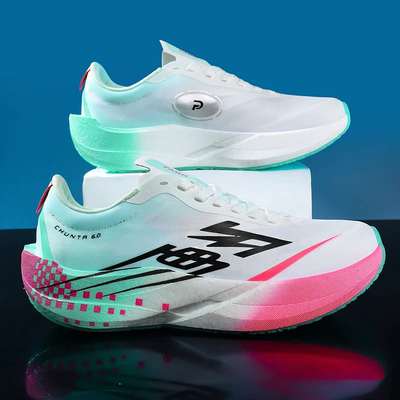 Marathon Men Running Shoes Carbon Board Speciality Sports Breathable Lightweight Women's Comfortable Chunta Athletic Sneakers