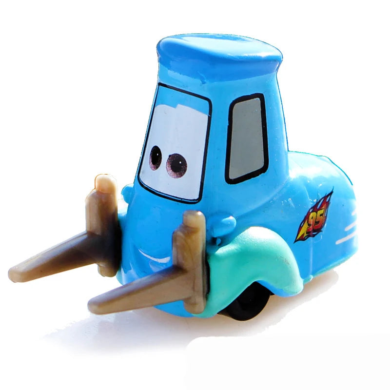 Hot Sale Bandai Pixar Cars Lightning McQueen Mater Mack Uncle Metal Model Racing Car Toys Children's Birthday NEWYEAR Gifts