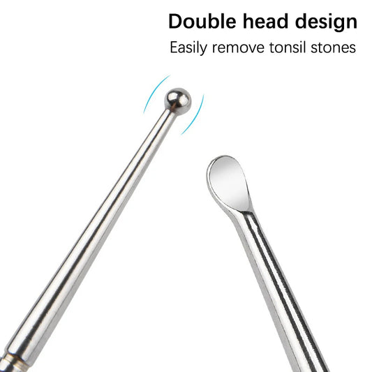New 1Pc Tonsil Stone Removal Ear Wax Remover Tool Remover Mouth Cleaning Care Tools Tonsil Stone Remover Health Care