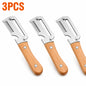 Stainless Steel 3 in 1 Vegetable Peeler Fruit Slicer Shredder Multifunction Kitchen Tool for Peeling Cutting Shredding