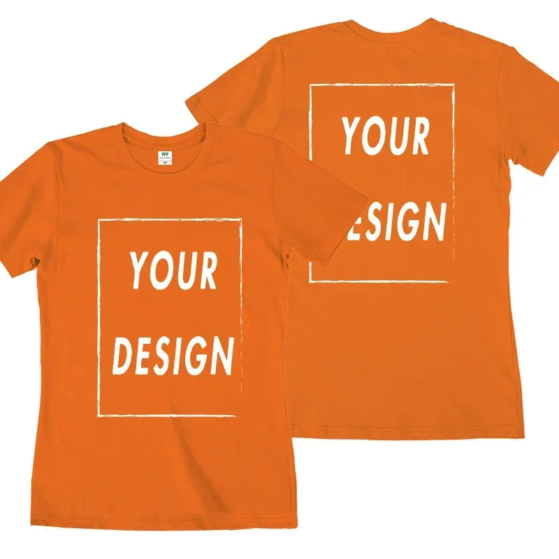Bestseller Custom T-Shirt: Design Your Own Front & Back | Premium Unisex Tee for Couples, Teams & Events