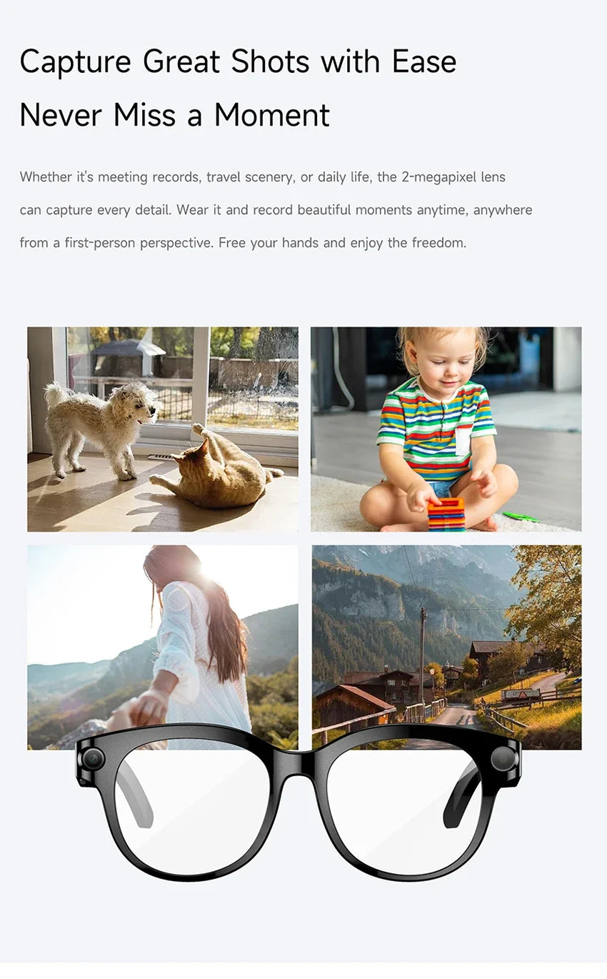 Xiaomi AI Smart Glasses 8K HD Camera LED light Translation Dialogue Meeting Video Record Outdoor Sports Sunglasses 2026 New