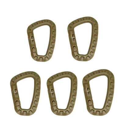 1-10Pcs Military tactical carabiner Clips Accessories D-Ring Buckle Mountaineering Carabiner Backpack Hanging Key Outdoor gadget