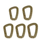 1-10Pcs Military tactical carabiner Clips Accessories D-Ring Buckle Mountaineering Carabiner Backpack Hanging Key Outdoor gadget