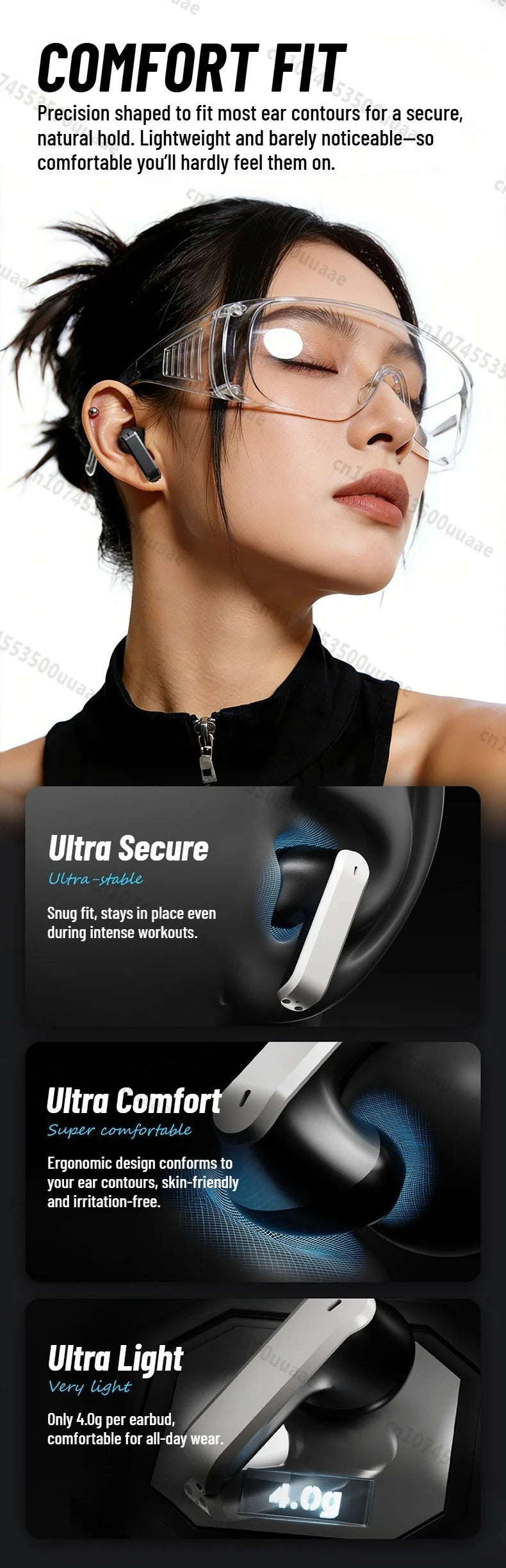 Zombies Cat Real Time Ai Translator Headphone Alloy Mecha Bluetooth 6.0 Earphone Immersive Stereo TWS Wireless Earbuds with APP