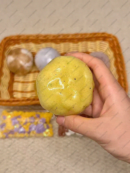 Crunchy Whipping Cream Stress Ball Squishy Toys Moldable Whipped Cream Squeeze Ball ASMR Anti Stress Fidget Toys for Adults