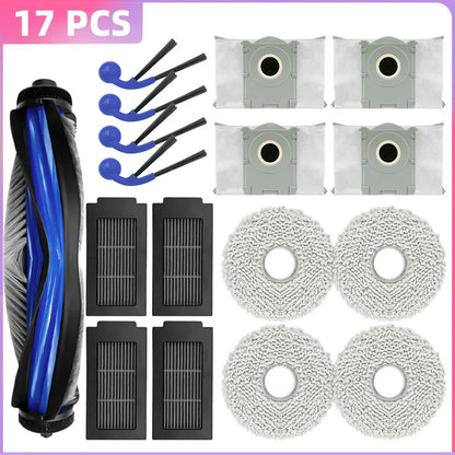 Parts For Ecovacs Deebot T30C / T30C OMNI Parts Main Roller Side Brush Filter Mop Cloth Dust Bag
