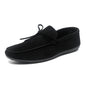Summer Leather Loafers For Men Moccasins Comfy Faux Suede Casual Shoes Man Slip-on Shoes Breathable Non-slip Men's Driving Shoes