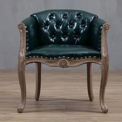 Leisure Sofa Chair, Solid Wood Antique Dining Chair, European Hotel Dining Chair, Living Room Leisure Sofa,Support Customization