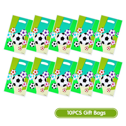 Football Birthday Decoration Party Supplies Tableware Balloons Set Candy Gift Boxes Football Birthday Gifts Kids Birthday Favors
