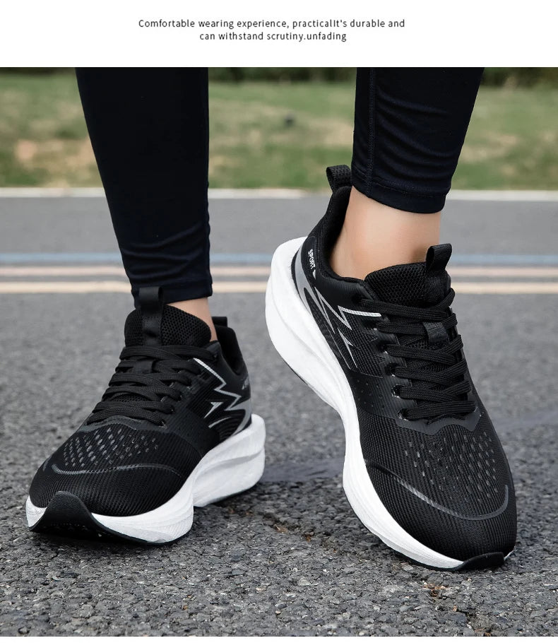 Marathon Running Shoes Men Casual Carbon Board Sports Breathable Lightweight Women's Comfortable Athletic Antiship Sneakers New