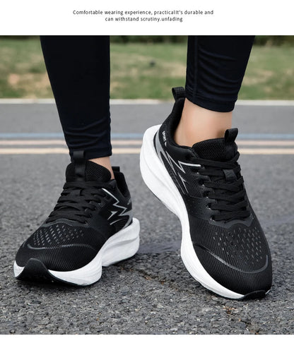 Marathon Running Shoes Men Casual Carbon Board Sports Breathable Lightweight Women's Comfortable Athletic Antiship Sneakers New