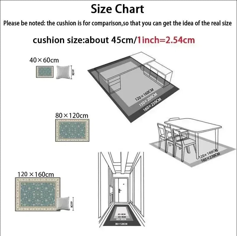 VIKAMA Light Luxury Minimalist Style Lineage Living Room Entrance Carpet Bathroom Entrance Anti-slip Floor Mat Home Decoration