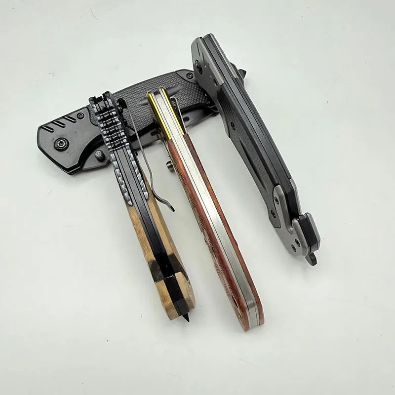 Pocket folding knife, folding fruit knife, suitable for camping, fishing, hiking, outdoor activities and home decoration