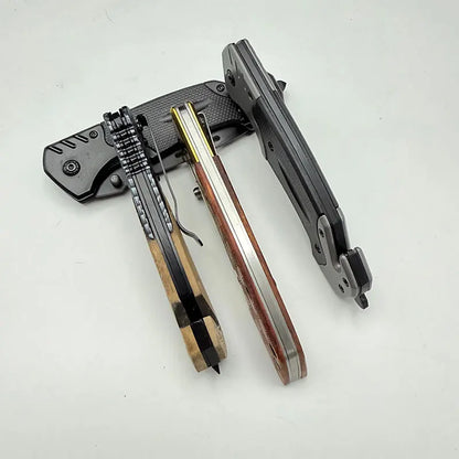 Pocket folding knife, folding fruit knife, suitable for camping, fishing, hiking, outdoor activities and home decoration