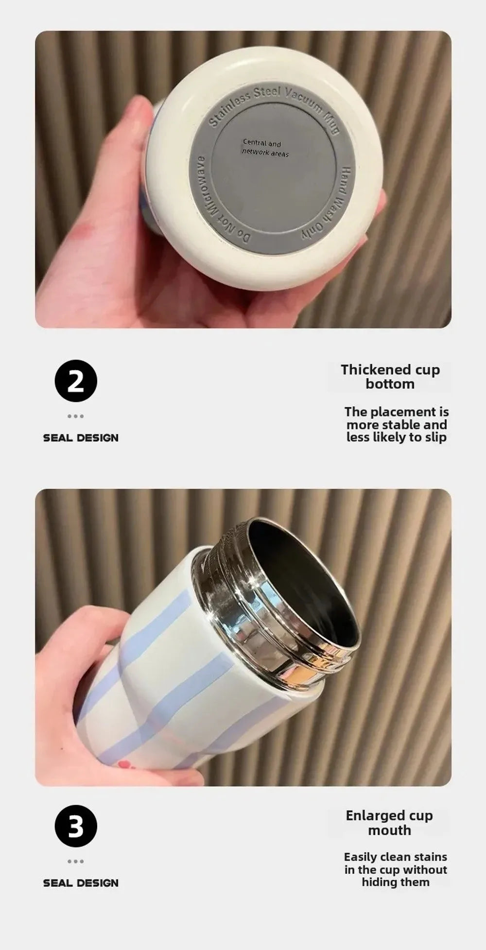 Fashion High Aesthetic Students Straw Mug 316 Stainless Steel 600ML Iced Cup Large Capacity Insulated Thermal Cup Men And Women