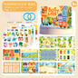 Busy Book for Kids Quiet Book Sticker Montessori Early Educational Toy Toddlers Matching Puzzles Game Baby Learning Toys Gifts