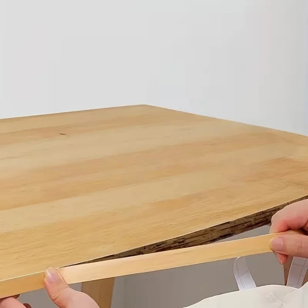 1pc 10mX1/1.5/2cm Wood Grain PVC Edge Banding Tape, Self-Adhesive Peel and Stick Furniture Edge Trim for Cabinets, Tables