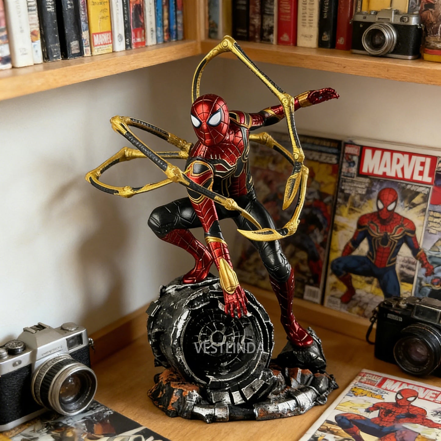 Hasbro Marvel Superhero Spider Man 18cm Spiderman Action Figure Spider-Man Anime Decoration Collection Mini Toys Best Model