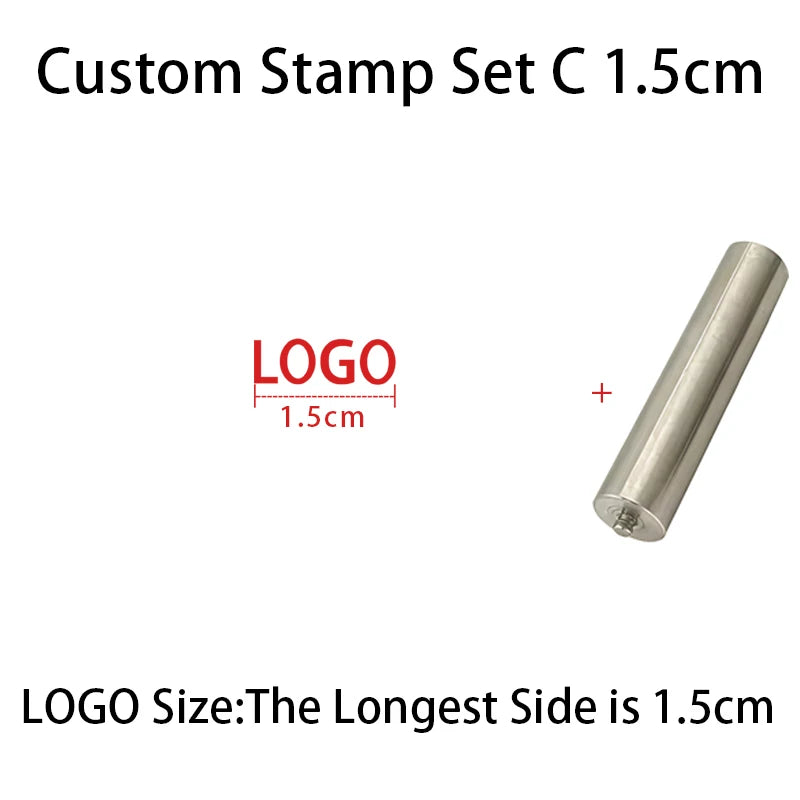 Personalized Leather Stamp Custom Logo Branding Iron Stamps Heating Brass Embosser Seals DIY Wood Cake Hamburger Craft Handmade