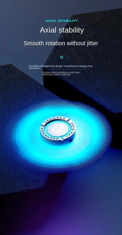 uminous metal EDC fidget spinner stress relief pressure reduction finger toy cool spinner ADHD  aids Creativity gift for boys
