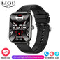 LIGE 2026 Zewnętrzny Smartwatch Męski 2.01" Ekran IP68 Wodoodporne Zegarki Wytrzymały Wojskowy Bluetooth Połączenia Smartwatch dla Androida i iOS