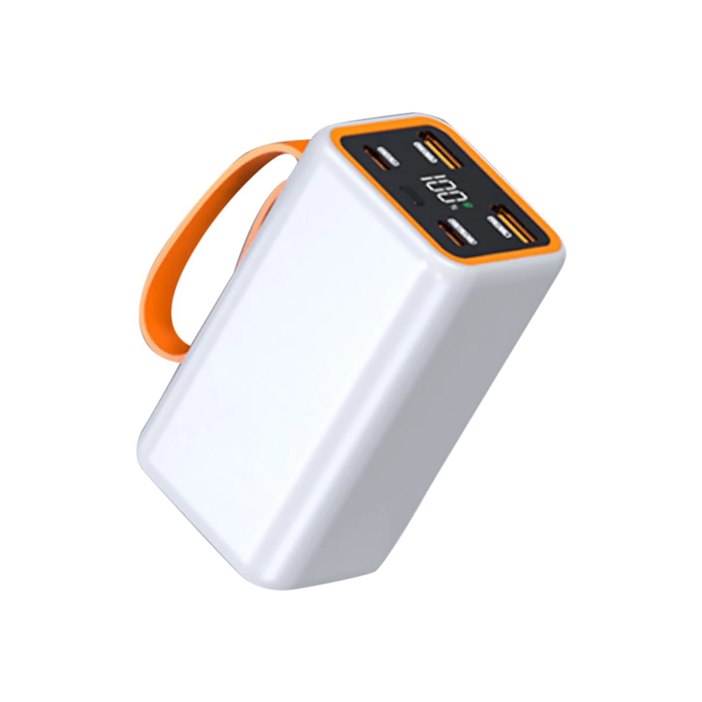 Detachable DIY Power Bank Case 4*21700 Battery PD 22.5W Fast Charging Shell LCD Digital Display Power Bank DIY Battery Case Box