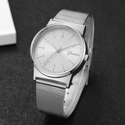 Fashion Women Mesh Strap Quartz Wristwatch Casual Arabic Dial Watch For Ladies Clock Relogio Feminino(Without Box)