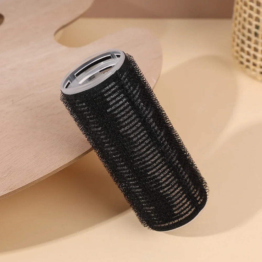 Self-adhesive Curling Tube Natural Stuckless Salon Hairdressing Curlers for Girl Beauty Styling Tool Pink Black Hair Roller Bang