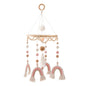 Baby Soft Felt Cartoon Wool Ball Seashell Rattles Hanging Bed Bell Newborn Mobile Crib Wooden Bracket Montessori Education Toys
