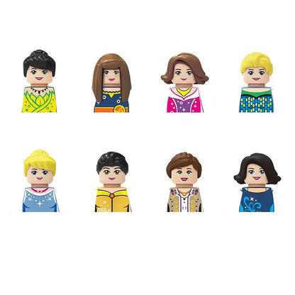 City Career 3D Building Block Dolls Toys Cartoon Character Models Mini Action Figures Educational Toys Children's Gifts
