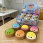 Premium Squishies Dumpling Bun Toy, Slow Rising PU Dumpling Stress Ball, Safe Non-Toxic Stress Relief Fidget Toy for Home